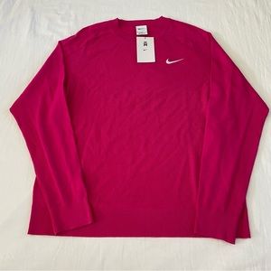 Nike Tiger Woods Golf Sweater Hot Pink DR5291-615 Men’s Size Extra Large XL